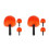 6Pcs Lightweight Spiderweb Removal Brush Head with Threaded 8