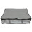 2Pcs Foldable Grey Quilts Storage Bag Zippered Under Bed Organizer 1