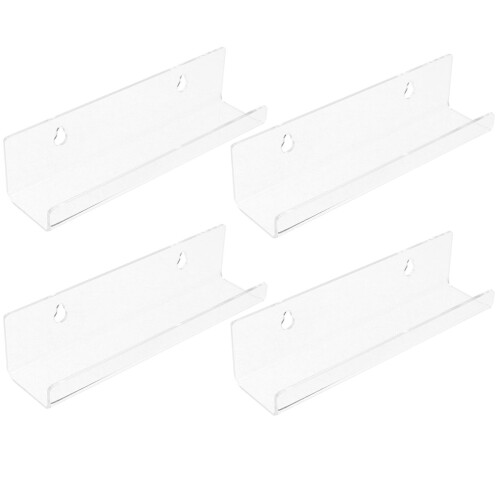 3 Pieces Wall Mounting Display Holder Wall-Mounted Vinyl Record Shelf