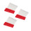 3Pcs Stainless Steel Pattern Comb Brush Multi- Texture Tools 9