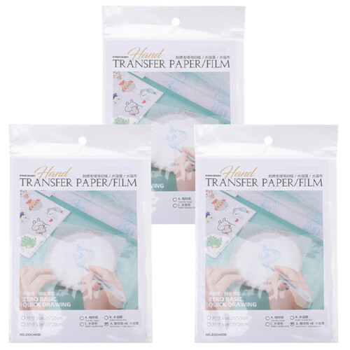 5 Sets Hand Sewing Stabilizers Water Soluble Embroidery Stabiliser