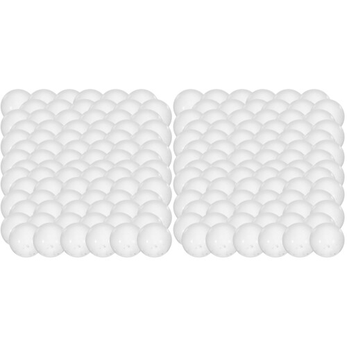 2 Pack Small Glass Ball Laboratory Beads Solid Transparent Sphere 1