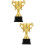 2pcs Child Bowling Plastic Big Trophy 6