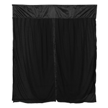 Portable Black Oxford Cloth Rv Awning Mesh Sun Shade Door Curtain