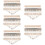 5Sets Silver DIY Kalimba Thumb Piano Assembly Accessories for Practice 7