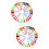 2Pcs Assorted Color Plastic Golf Tees Unbreakable Lightweight Durable 5