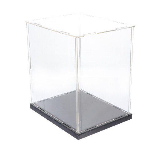 2Pcs Transparent Acrylic Display Case for Models and Artwork 1