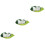 3 Pcs Solar Waterproof Led Light For Pool Pond Garden Decorative 4