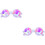 2Pcs Transparent Diffraction Glasses Sturdy Kaleidoscope Eyeglass Prop 6