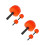 6Pcs Lightweight Spiderweb Removal Brush Head with Threaded 6