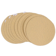 20Pcs Round Self Sticky Sanding Discs Yellow Wood Metal Sandpapers
