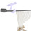 10Pcs White Adjustable Curtain Rod Holder Bracket for Home Use 9