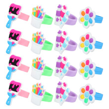32St Assorti Kunststof Kindersieraden Ring Voor Feest En