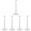 5pcs Doll Support Frame Dedicated Plastic, Stainless Steel 7