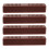 4Pcs Dark Red Plastic Cigar Humidor for Home Precise Humidity Control 1