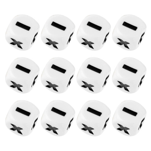 60Pcs White Math Teaching Set for Interactive Kids Learning Games