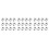 60Pcs White Math Teaching Set for Interactive Kids Learning Games 7