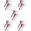 5 Count Brow Mapping Ruler Facial Eyebrow Measuring Tool Stencil 7