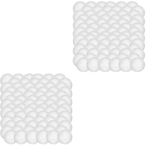 2 Pack Small Glass Ball Laboratory Beads Solid Transparent Sphere 2