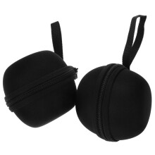 6Pcs Compact Black Eva Yo-Yo Ball Storage Bag Portable Carry Pouch