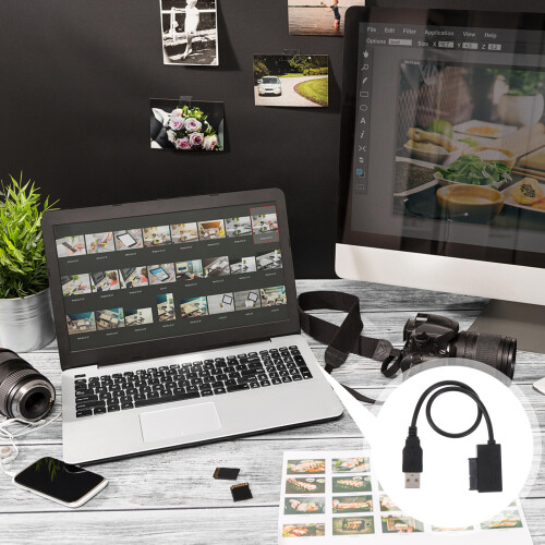 1 Leichter USB Adapter Kunststoffkabel Für & Laptop 2