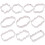 40Pcs Metal Cookie Molds Silver Cookie Cutter Set for DIY Baking 1