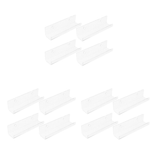3 Pieces Wall Mounting Display Holder Wall-Mounted Vinyl Record Shelf 1
