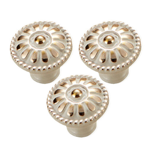 6Pièces Poignées Bois Boutons Pour