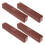 4Pcs Dark Red Plastic Cigar Humidor for Home Precise Humidity Control 11
