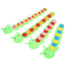 16Sets Non-Woven DIY Cognitive Toy Assorted Colors Kids Math Board