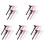 5 Count Brow Mapping Ruler Facial Eyebrow Measuring Tool Stencil 2
