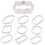 40Pcs Metal Cookie Molds Silver Cookie Cutter Set for DIY Baking 3