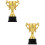 2pcs Child Bowling Plastic Big Trophy 5