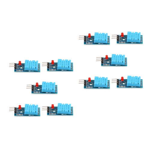10Pcs Digital Temperature Humidity Sensor Module Blue Polymer Material 2
