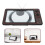 3Stk Retro Handy Bildschirm-Magnifier ABS Material Multicolor Tragbar 10