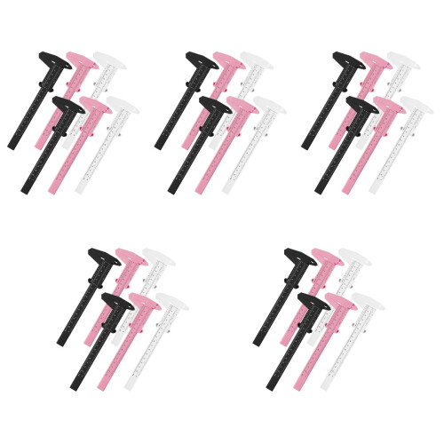 5 Count Brow Mapping Ruler Facial Eyebrow Measuring Tool Stencil 2