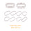 40Pcs Metal Cookie Molds Silver Cookie Cutter Set for DIY Baking 11
