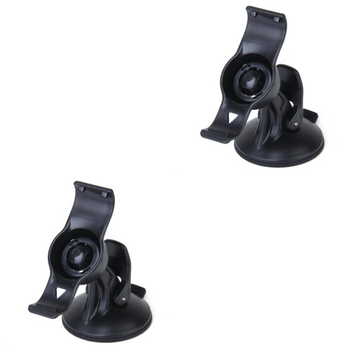 2Pcs Strong Suction Adjustable Car Mount Holder for 40 GPS Black 2