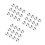 60Pcs White Math Teaching Set for Interactive Kids Learning Games 5