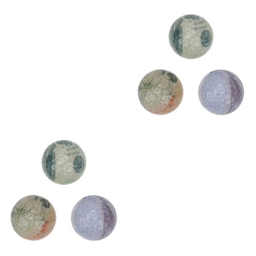 6Pcs Beginner Practice Balls Two Layers Durable for Sports Training 2