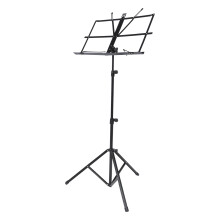 2Pcs Multi-Use Folding Music Stand Black Durable Oxford Cloth