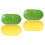 4Pcs Compact Medicine Storage Organizer Case Plastic 6-Compartment Box 4
