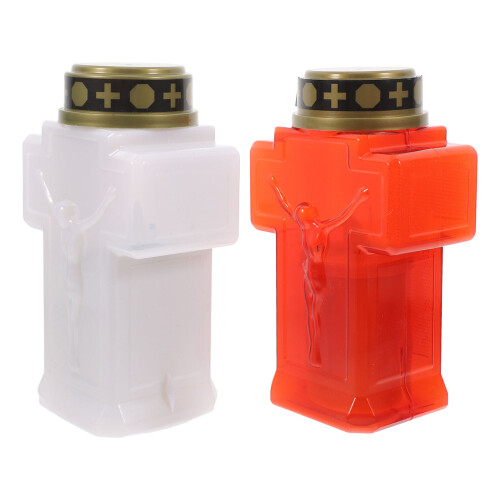 6 Pcs Eternal Lights Grave Lanterns With Flickering Candles