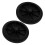 4Pcs Outdoor Trash Can Wheels Replacement Durable Black Plastic Rubber 1