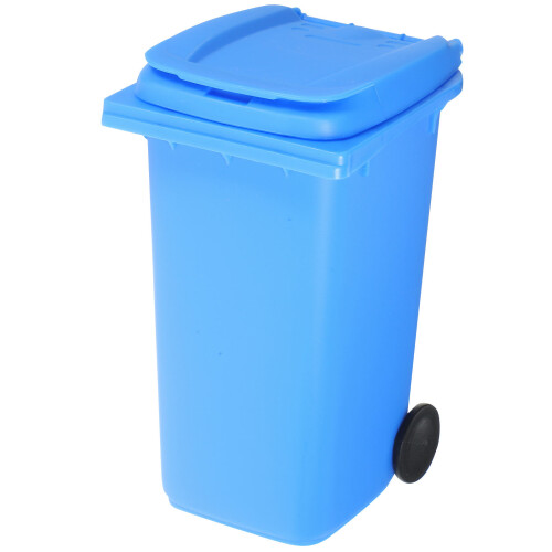 6Pcs Blue Desktop Trash Cans Multi-Functional Kitchen Holders 1