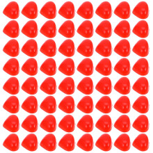 200Pcs Red Triangle Molded Safety Nose for Stuffed Dolls DIY Crafts