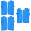 3Pairs Blue Manicure Fingerless Uv Protective Nail Tools 5