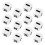 60Pcs White Math Teaching Set for Interactive Kids Learning Games 3