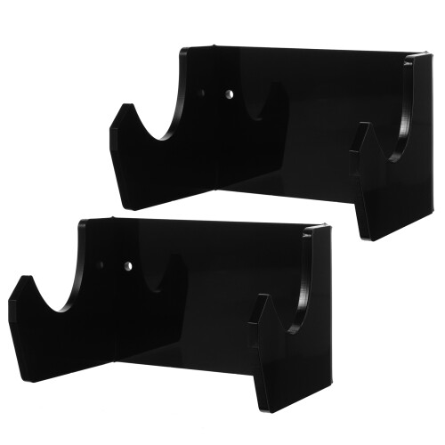 6Pcs Acrylic Skateboard Display Rack Wall-Mounted Black Holder 1
