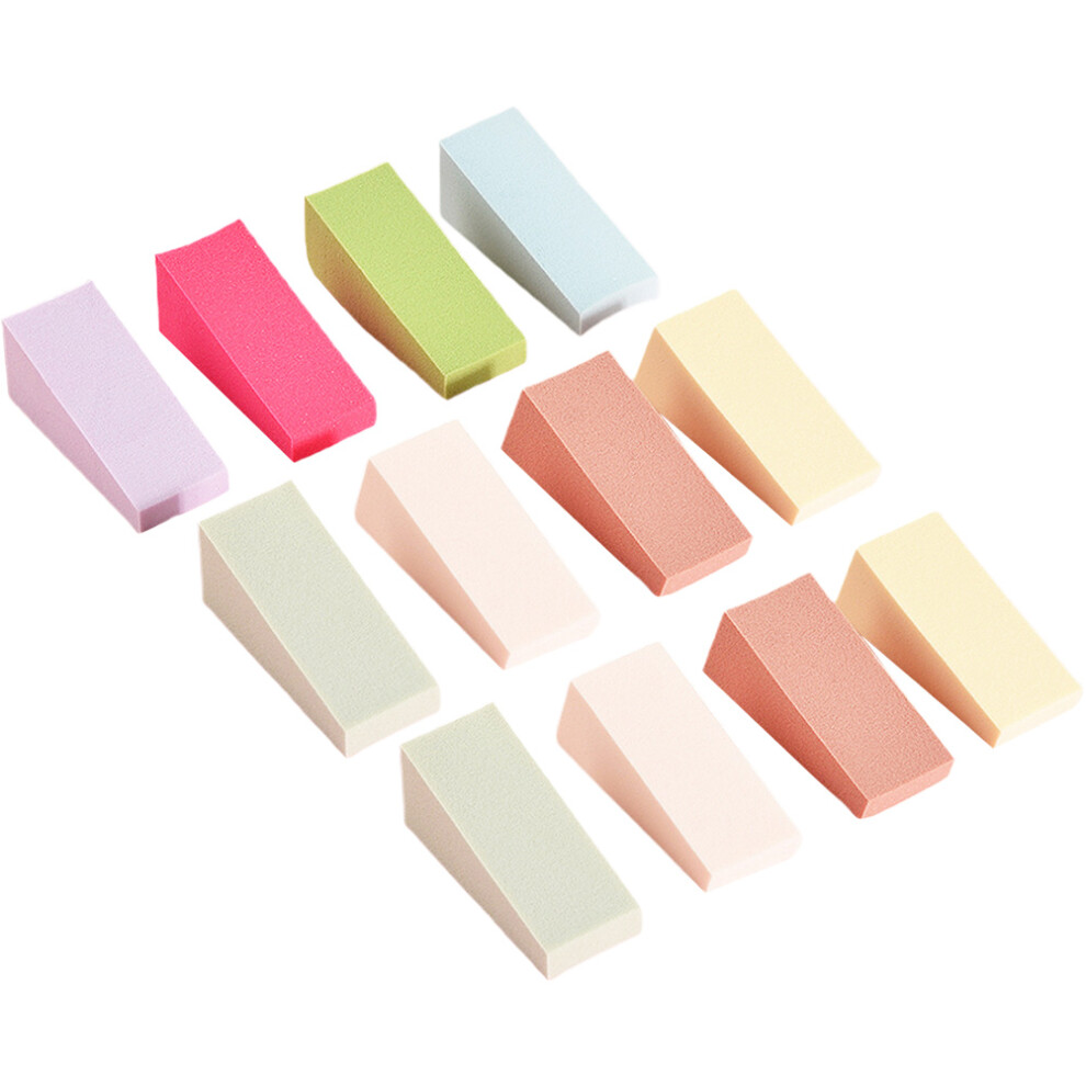 Ohphcall 48Pcs Diy Nail Art Sponges Assorted Color Gradient Manicure Tools